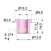 FLANGED EYELET GUIDE E 274