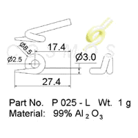 Wire Guide, Snail Guide, part No. P 025 - L