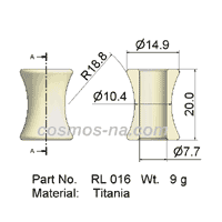 Wire Guide-Roller Guide, part No. RL 016
